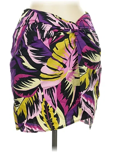 Pre-owned Future Collective Casual Skirt In Purple