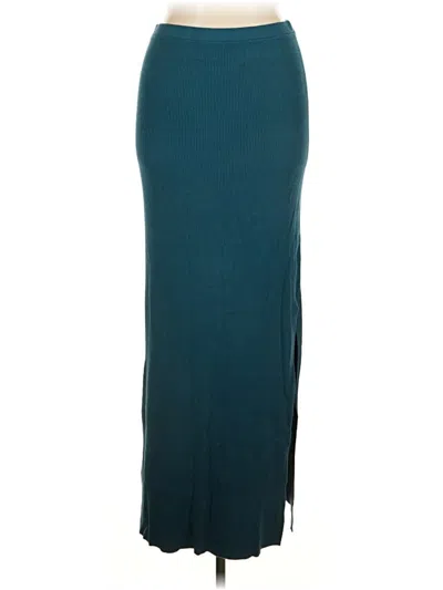 Pre-owned Future Collective Casual Skirt In Teal