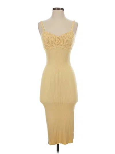 Pre-owned Future Collective Cocktail Dress In Brown