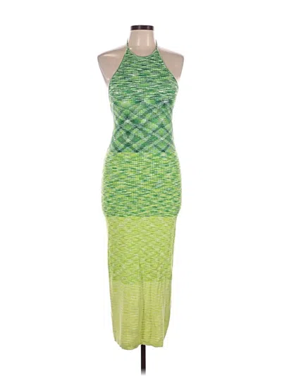 Pre-owned Future Collective Cocktail Dress In Green