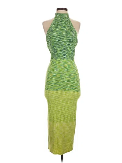 Pre-owned Future Collective Cocktail Dress In Green
