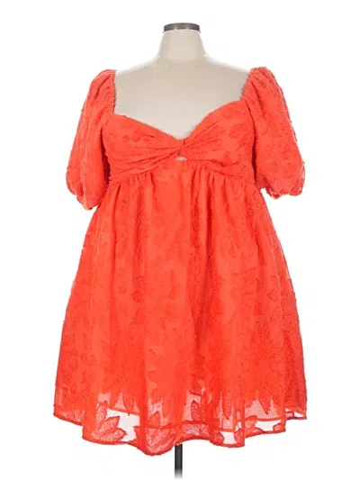 Pre-owned Future Collective Cocktail Dress In Orange