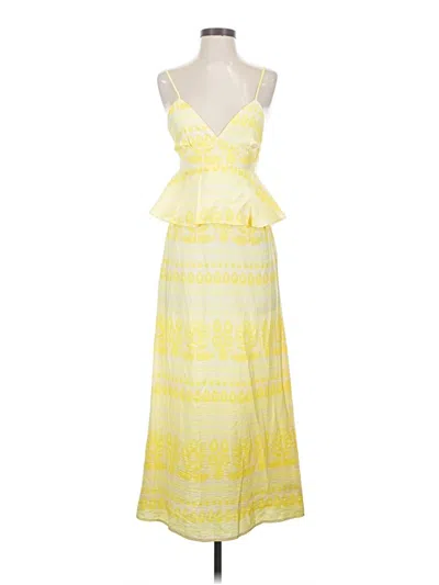 Pre-owned Future Collective Cocktail Dress In Yellow