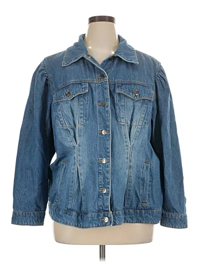 Pre-owned Future Collective Denim Jacket In Blue