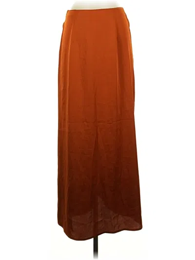 Pre-owned Future Collective Formal Skirt In Orange
