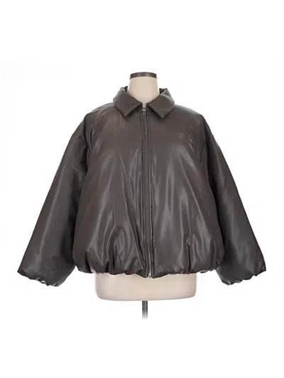 Pre-owned Future Collective Jacket In Brown