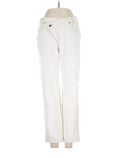 Pre-owned Future Collective Jeans In Ivory