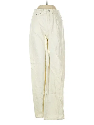 Pre-owned Future Collective Jeans In Ivory