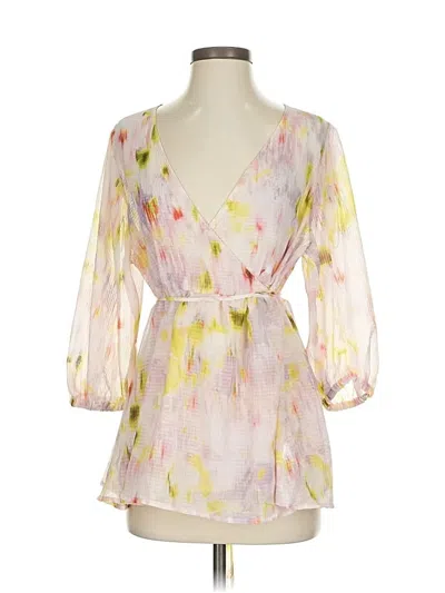 Pre-owned Future Collective Kimono In Pink