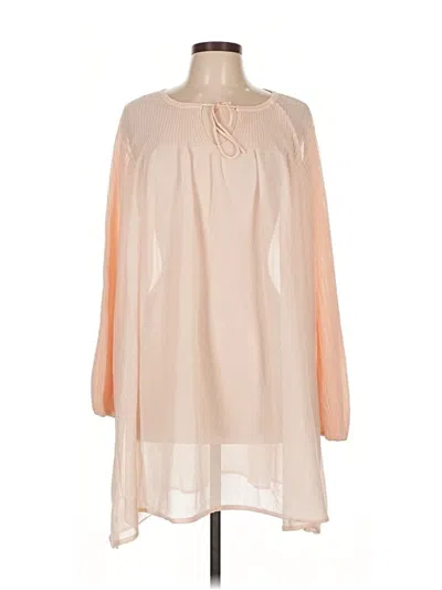 Pre-owned Future Collective Poncho In Brown