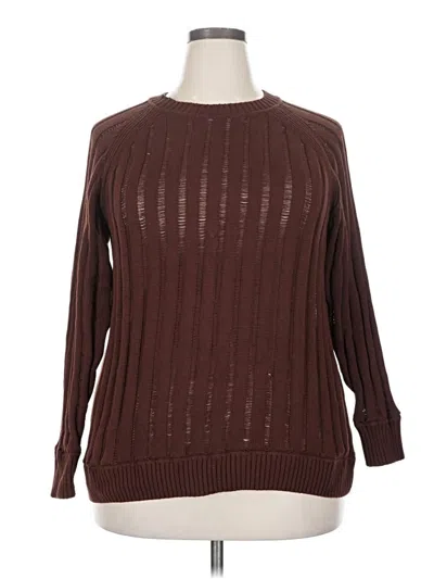 Pre-owned Future Collective Pullover Sweater In Brown