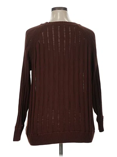 Pre-owned Future Collective Pullover Sweater In Brown