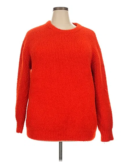 Pre-owned Future Collective Pullover Sweater In Orange
