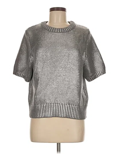 Pre-owned Future Collective Pullover Sweater In Silver