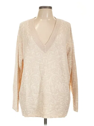 Pre-owned Future Collective Pullover Sweater In White