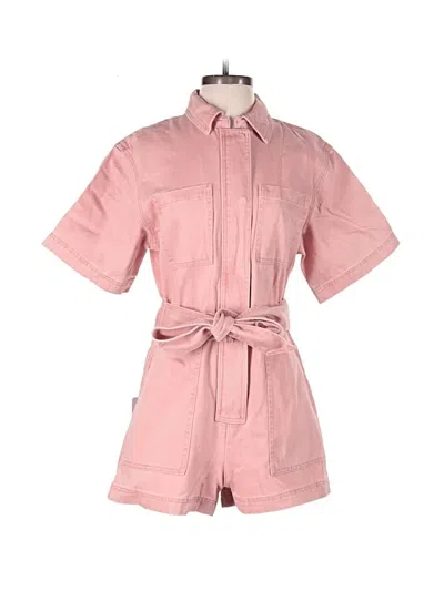 Pre-owned Future Collective Romper In Pink