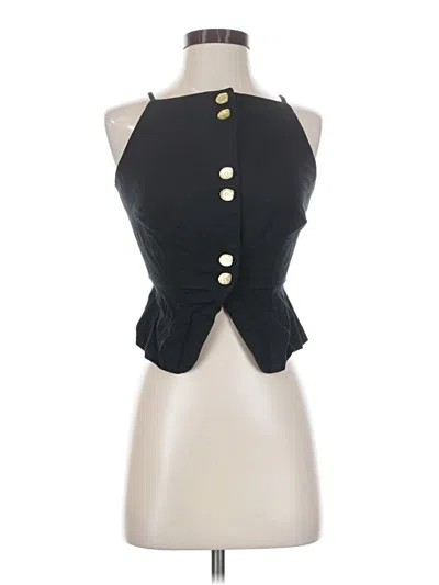 Pre-owned Future Collective Sleeveless Blouse In Black