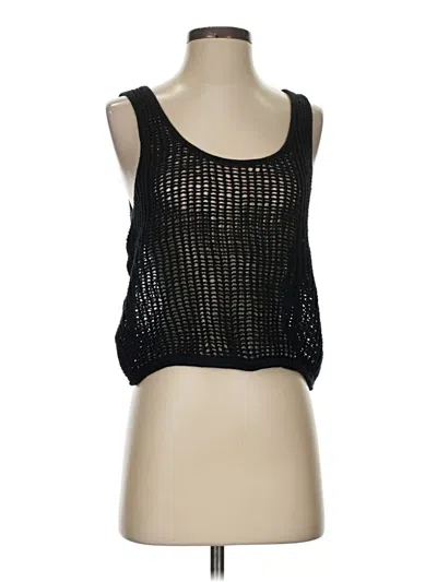 Pre-owned Future Collective Sleeveless Top Black Square Neckline Tops