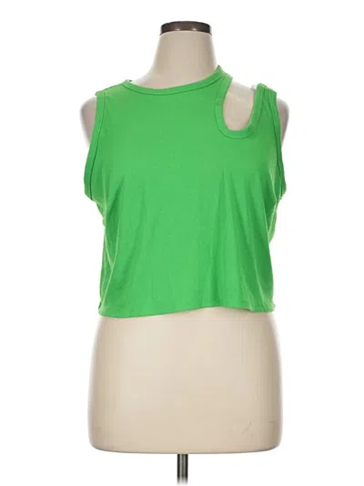 Pre-owned Future Collective Sleeveless T-shirt In Green