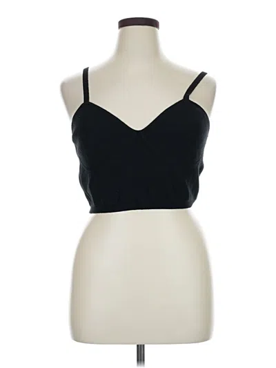 Pre-owned Future Collective Tank Top Black Strapless Neckline Tops