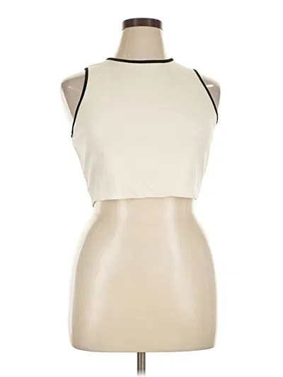 Pre-owned Future Collective Tank Top Ivory Halter Neckline Tops