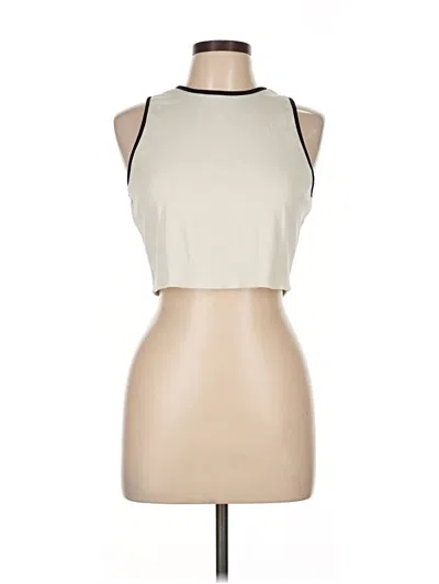 Pre-owned Future Collective Tank Top Tan Halter Neckline Tops In Brown