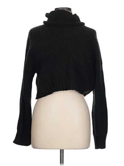 Pre-owned Future Collective Turtleneck Sweater In Black