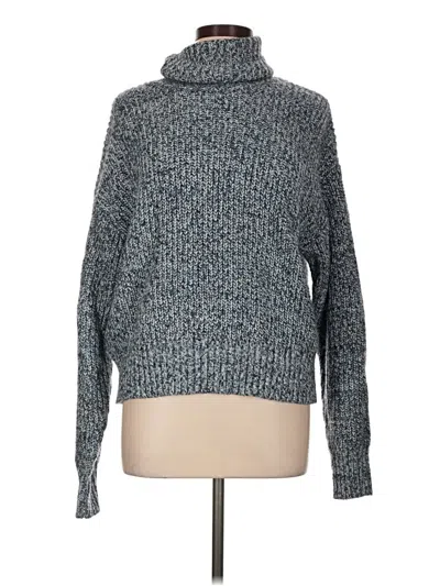 Pre-owned Future Collective Turtleneck Sweater In Blue