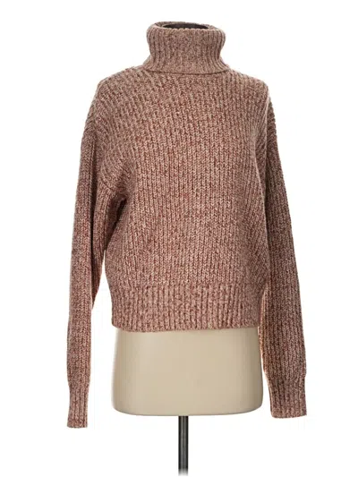 Pre-owned Future Collective Turtleneck Sweater In Brown