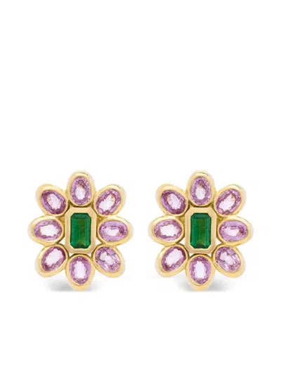 Future Fortune 18kt Yellow Gold Baby Bloom Earrings