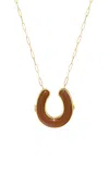 Future Fortune Good Luck Locket 14k Yellow Gold Diamond Necklace In Gold