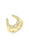 Future Fortune Lucky Charm 18k Yellow Gold Diamond Ring