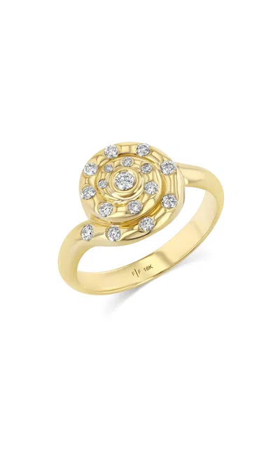 Future Fortune Milky Way 18k Yellow Gold Diamond Ring