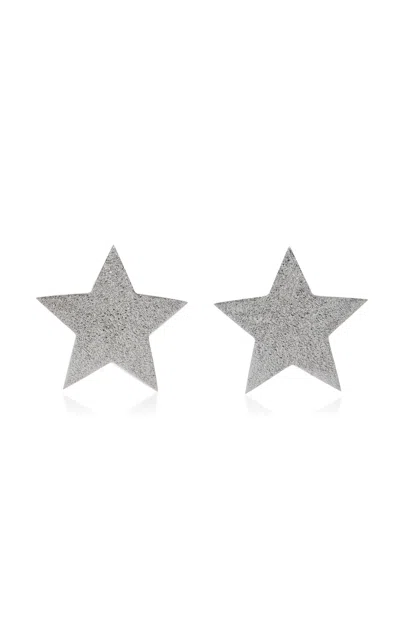 Future Fortune Starbright 18k White Gold Earrings