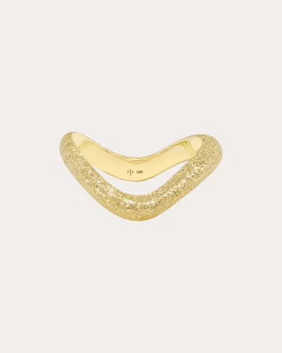 Future Fortune Women's 18k Gold Cosmic Wave Ring
