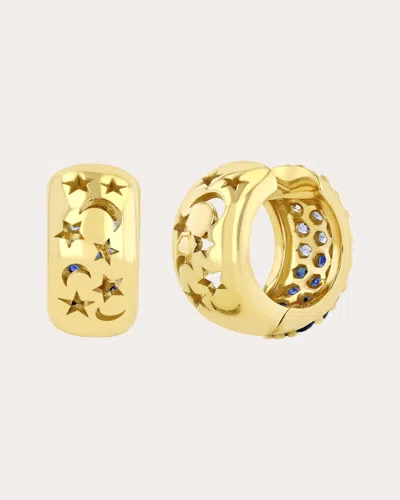 Future Fortune Women's 18k Gold Euphoria Huggie Earrings