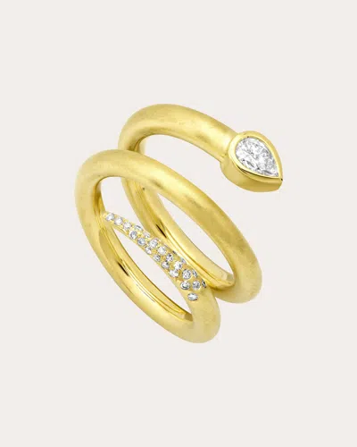 Future Fortune Women's Diamond & 18k Gold Carolina Spiral Ring