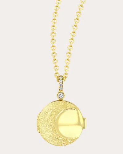 Future Fortune Women's Diamond & 18k Gold Lunar Locket Necklace