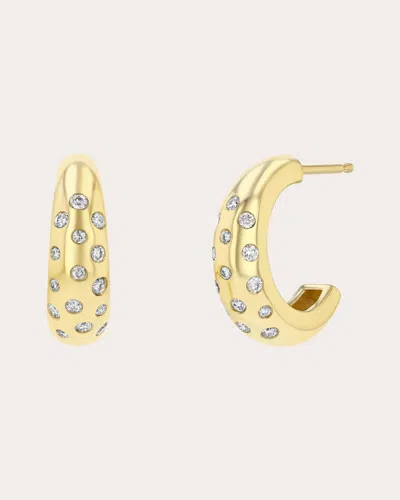 Future Fortune Women's Diamond & 18k Gold Nightsky Hoop Earrings