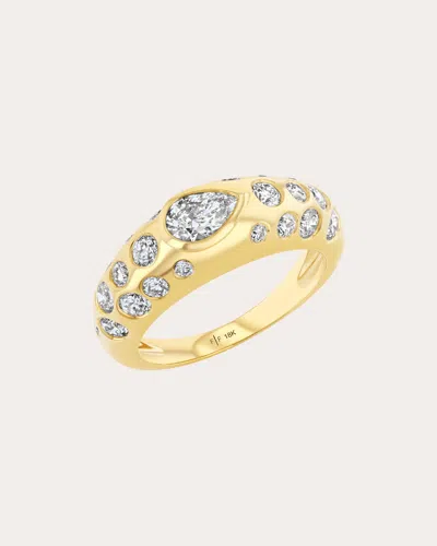 Future Fortune Women's Diamond & 18k Gold Raindrop Ring