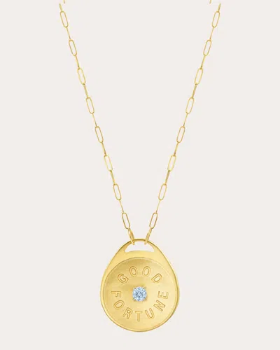 Future Fortune Women's Sapphire & 14k Gold Good Fortune Pendant Necklace