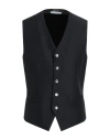 Futuro Man Tailored Vest Black Size 44 Viscose, Virgin Wool In Black