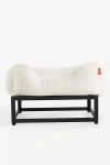 Füzi Luxe Elevated Dog Bed In White