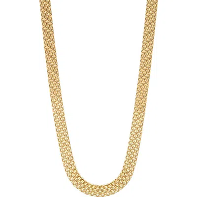 Fuzion Creations 14k Gold Bismark Chain Necklace In Yellow