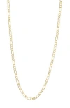 Fuzion Creations 14k Gold Figaro Chain Necklace In Yellow