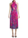 Fuzzi Abito Sleeveless Dress In Begonia In Pink