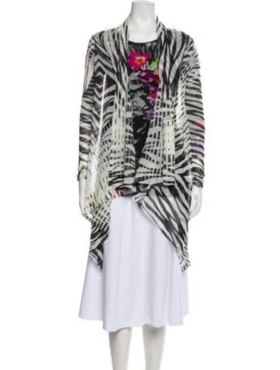 Pre-owned Fuzzi Animal Print Set In Black