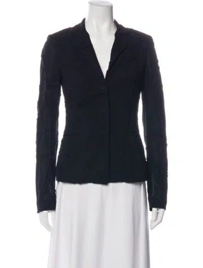 Pre-owned Fuzzi Blazer In Blue