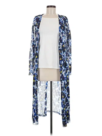 Pre-owned Fuzzi Cardigan Sweater In Blue