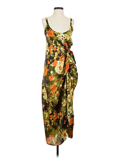 Pre-owned Fuzzi Casual Dress In Green